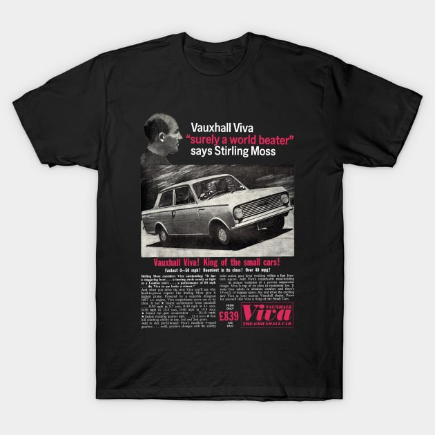 VAUXHALL VIVA - advert T-Shirt by Throwback Motors